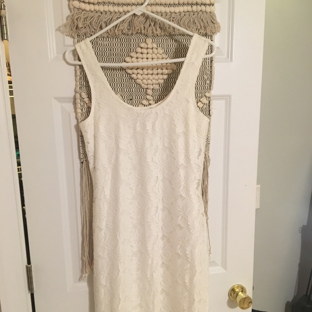 Charlotte Russe White Lace Dress